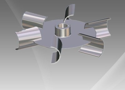 六片弧叶圆盘涡轮式搅拌器 HY,HCY,HDY,J660