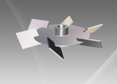 J620六片斜叶圆盘涡轮式搅拌器